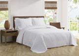 Tommy Bahama - King Quilt Set, Soft Bedding with Matching Shams, Cozy Bedspread, Bedding Set for All Seasons (Chevron White, Kin