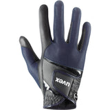 uvex sumair Horse Riding Gloves for Women & Men, Black-Blue, 10 - Stretchable, Breathable & with Touchscreen Capability
