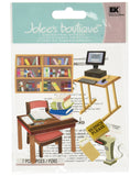 Jolees Boutique Themed Ornate Stickers, Library