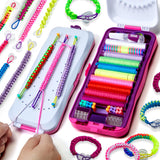 Pretty Me Friendship Bracelet Making Kit for Girls - Crafts for Girl - String Bracelets Maker - Gifts for 8-12 Year Old Kid - Bi