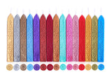 Yoption 15Pcs Sealing Wax Sticks with Wicks for Wax Seal Stamp, Wedding Invitations, Gift Packaging, Christmas (15 Colors)