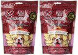 Loving Pets All Natural Premium Sweet Potato Biscuit and Chicken Wraps with Glucosamine and Chondroitin Dog Treat Pack 2 (2 Item