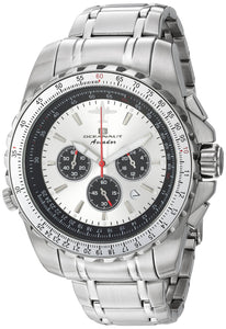 Oceanaut Men'S Oc0110 Aviador Pilot Analog Display Quartz Silver Watch