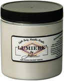 Jacquard Lumiere Fabric Paint Pearl WHTE, White