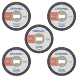 Dremel EZ476 1 1/2Inch EZ Lock Rotary Tool CutOff Wheels For Plastic 5 pack