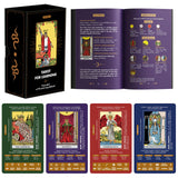 Wyspell Tarot for Learning - Tarot Cards with Meanings on Them & Guidebook
