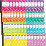 12 Pack Mini Composition Notebooks Bulk, Cute Composition Books, Narrow Ruled Small Pocket Notebook For Kids Students College Of