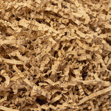 Mefleet 1/2 LB Crinkle Cut Paper Shred Filler 8 oz Brown Crinkle Shredded Paper for Gift Box - Gift Basket Bag Filler - Grass Cu