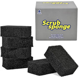 Rasket 6 Pack Scrub Sponges, Temperature Controlled Dish Sponge, Bulk Kitchen Sponges for Cleaning, Multi Functional Cleaning Sp