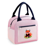 BJDAMAI Red Panda Bento Bag, Thermal Insulated Cooler Lunch Bento Tote Bag, Gifts For Teens Girls Kids Women, Work Travel Office