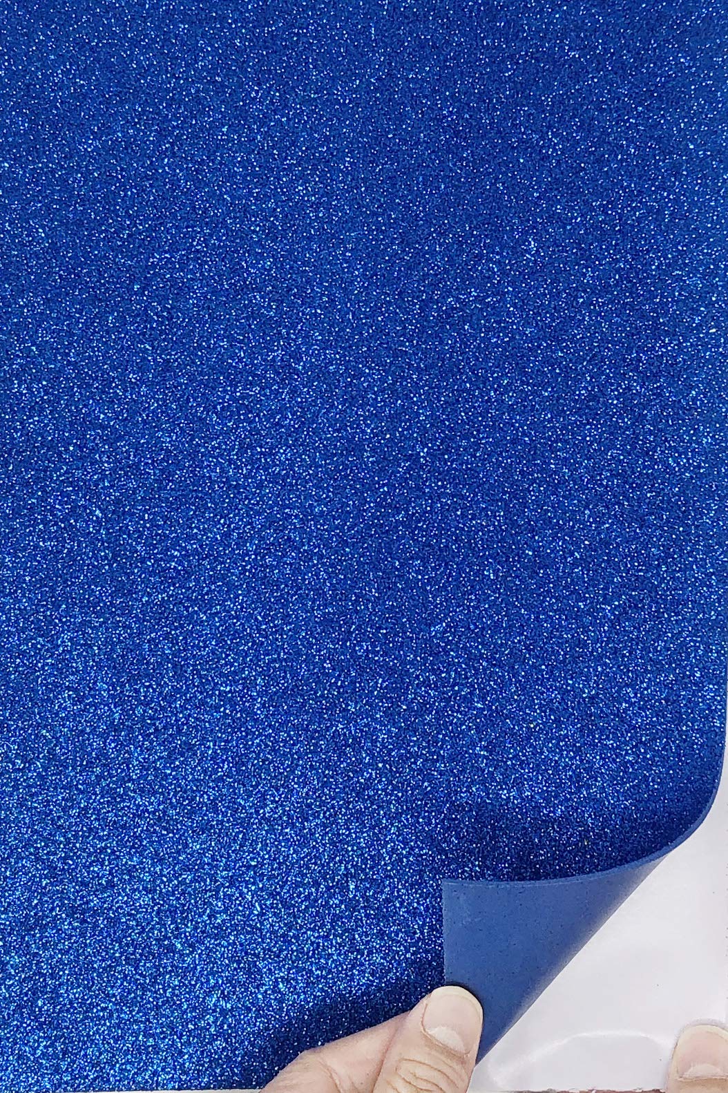 Allgala 12 Pack Self-Adhesive glitter EVA Foam Paper 8x12 Inch Sheets-Royal-cF85204