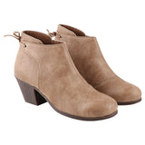 Shoetopia Girls Boot-Lace Beige Ankle Boot - 6 Uk (Girls-Boot-Lace-Beige),Beige,6,B0CQK8DV8N