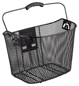 Schwinn Bike Wire Basket, Easy Quick Release Handlebar Mount, Weatherproof, Fits Most Adult Bikes, Bicycle Accessories, Medium, 