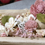 ANDALUCA Maison Box Fragrance Potpourri Decorative Vase & Bowl Filler Home D cor (Pink Jasmine)