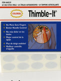Colorbok Thimble Finger pad, 1 Pack, Beige