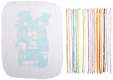 Dimensions Stamped Cross Stitch Baby Drawers DIY Baby Quilt, 34 x 43