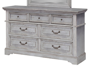 American Woodcrafters Stonebrook Dresser, 1, Antique Grey