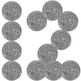 GUEICN Stainless Steel Scrubber Scrubbing Scouring Pad Sponges Clean Pot Pan and Steel Wool for Kitchen Bathroom