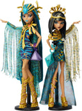 Monster High Fashion Doll Set, Mummy Majesties Cleo & Nefera De Nile Collectible 2-Pack with Golden Accessories & Premium Clothe
