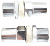 Pack of 2 Workman SM1T Heavy Duty SO239 CB HAM Radio Tapered Antenna Stud Mount 3/8x24