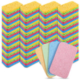 100 Pcs Kitchen Sponge Bulk Natural Sponges for Dishes Compressed Sponges Wood Pulp Cleaning Sponge Without Scratching for Kitch