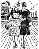 Folkwear 1930s Day Dress Misses #249 Ladies Depression Era Frock Dress Gown Sewing Pattern (Pattern Only) folkwear249