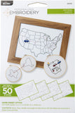 Bucilla Home Sweet Stitch Embroidery Kit