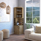 Syrah Corner Bar Cabinet -Living Room -Macadamia