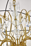 Living District Cordelia 12-Light Transitional Metal Pendant In Black And Gold