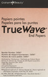 Graham Beauty Graham Truewave End Papers Jumbo,Box of 1000 Papers,white