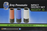 Grey Pneumatic 1503TP Wheel/Nut Protector Set