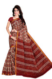 TAMAIRA FASHION Womens Cotton Saree With Blouse Piece (4T-5K69-Cp4M_Beige)