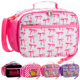 RLGPBON Kids Lunch Box for Girls Lunch Bag Insulated Durable Lunch Box Children Lunch Tote Bag for School
