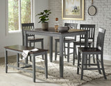Jofran Decatur Lane Stool Counter Barstool Set, 18X21X39, Autumn Brown/Grey, (1836-Bs393Kd)