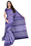 Tamaira Fashion Womens Plain Cotton Saree (2203_Purple, Purple)