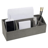 Bigso Box of Sweden Elisa Desktop Organizer | Durable Organizer for Office Supplies & Accessories | Desk Organizer w/ 7 Compartm