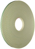 3M Double Coated Urethane Foam Tape 4032, 1/2 x 72 yards, Indoor Mounting, Bonding, and Attaching, Large, Natural