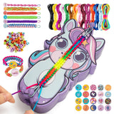 AONTESS Friendship Bracelet Making Kit for Girls: Unicorn Bracelet Maker Tool with Beads, String & Tutorial Cards - DIY Jewelry 