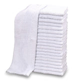 GOLD TEXTILES 60 PC New Cotton Blend White Restaurant Bar Mops Kitchen Towels 28oz (5 Dozen) (60, White)