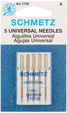 Schmetz Universal Machine Needles, Size 18/110 5/Pkg