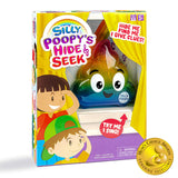 Silly Poopy's Hide & Seek by Relatable, The Talking, Singing, Rainbow Hide & Seek Toy, Fun Learning Toys for Toddlers, Interacti
