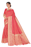 Glory Sarees Womens Kanchipuram Style Art Silk Saree With Blouse Piece (Kara115_Gajari)