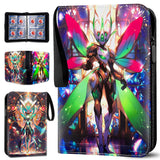 Protective Trading Card Sleeves for 3 Ring Binder - 4 Pocket Double Sided Collection Binder Album for 400 Cards, Durable Scratch