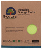 If You Care 100% Natural Sponge Cloths, 5 Count