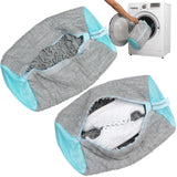 Shoe Washing Machine Bag 2 Pack, Laundry Shoe Bag For Washer And Dryer, Shoe Cleaning Bags For Sneakers, Deep Cleaning Machine F