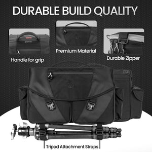 Tamrac Stratus 21 Camera Bag for Photographers, Camera Case for Photography Accessories, Shoulder Bag for DSLR and Mirrorless Ca