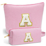 Fohufo 6-12 Year Old Girl Birthday Gifts - Travel Makeup Bags for Brushes, Sponges, Lipsticks, Blush, Finishing Power, Eyelash C