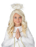 California Costumes Girls Golden Angel Wig, Blonde, one Size