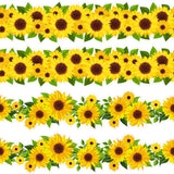 59ft Sunflower Border Fall Bulletin Board Classroom Bulletin Border Wall Decor Sign Sunflower Garland Die-Cut Classroom Decor wi
