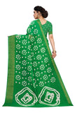 Anni Designer Women'S Linen Cotton Geometric Printed Saree With Blouse Piece (Farha Green_Green),Green,Free,Linen Cotton,with blouse piece,With Blouse Piece